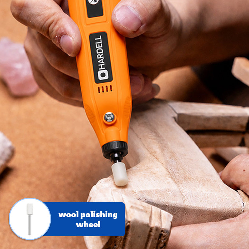 HARDELL Orange Advanced 111pcs Cordless Rotary Kit