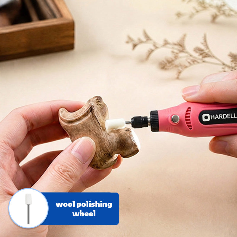 HARDELL Pink Starter 44pcs Cordless Rotary Kit