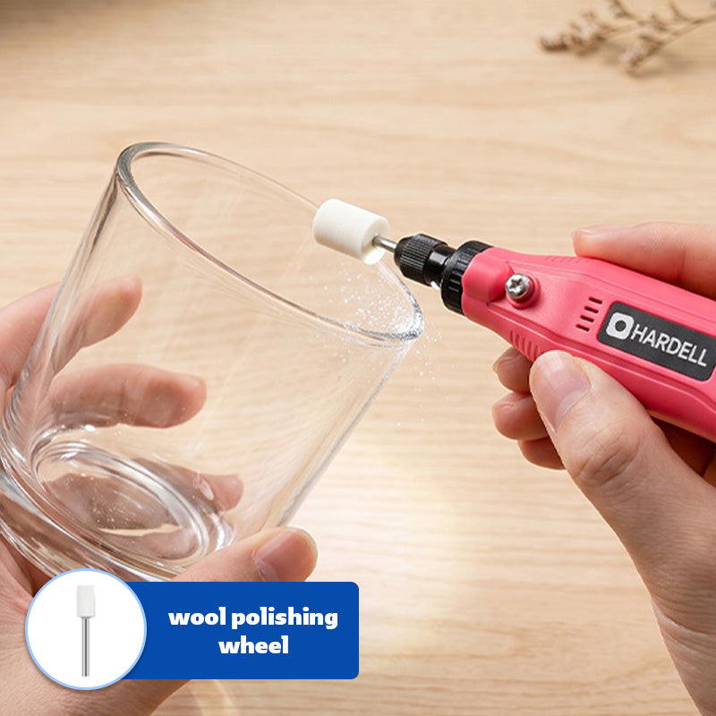 HARDELL Pink Essential 69pcs Cordless Rotary Kit