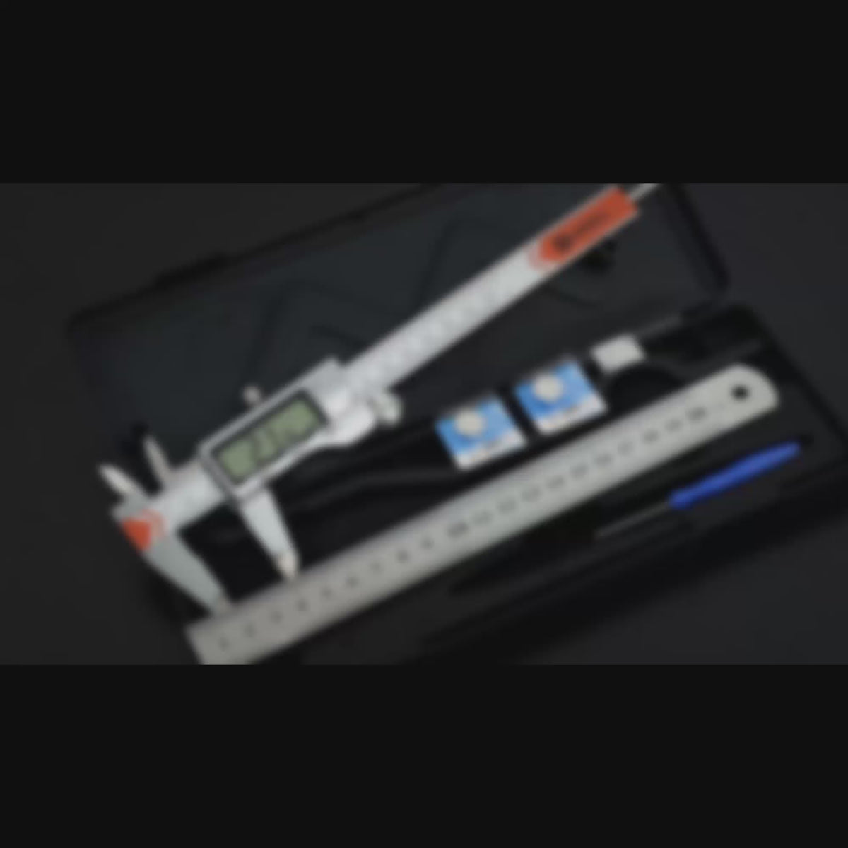 Load video: HARDELL Digital Caliper 6in All-Metal with Large LCD