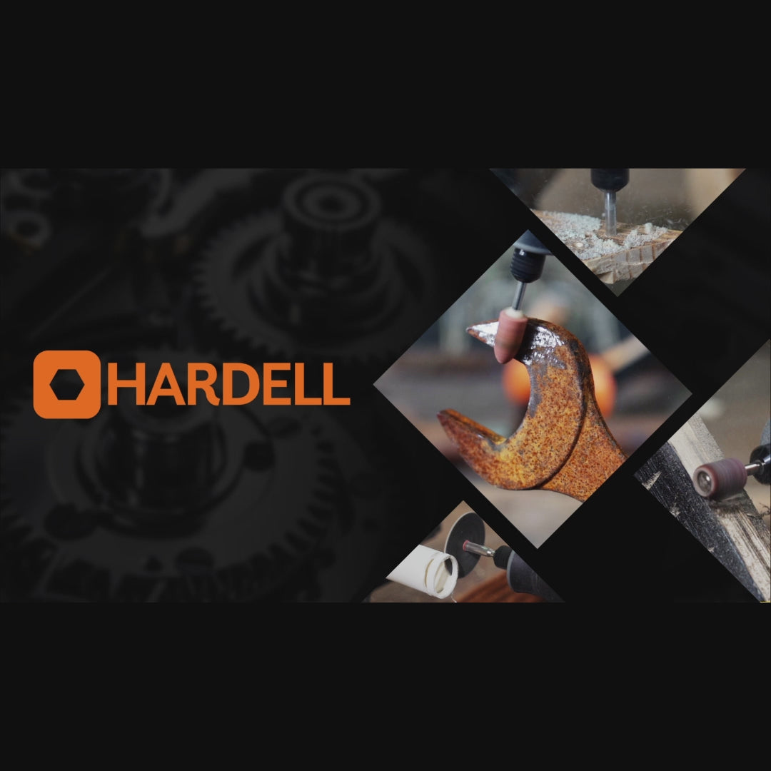 Load video: HARDELL Grey Pro 80pcs Cordless Rotary System