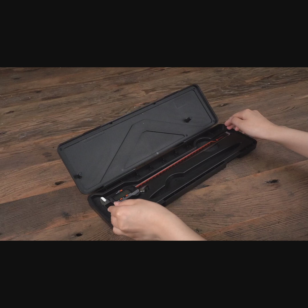 Load video: HARDELL 12" Digital Caliper – Large LCD Measuring Tool