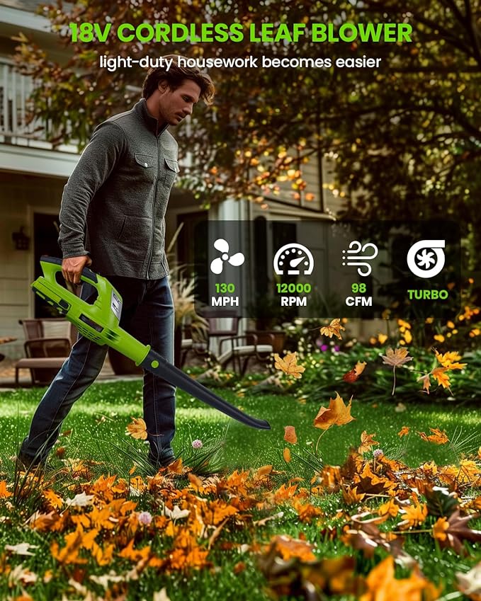 HARDELL HDLB0201 Small Cordless Leaf Blower