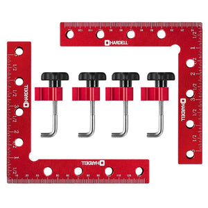 HARDELL HDRA0101 90 Degree Positioning Squares Right Angle Clamps - Hardell