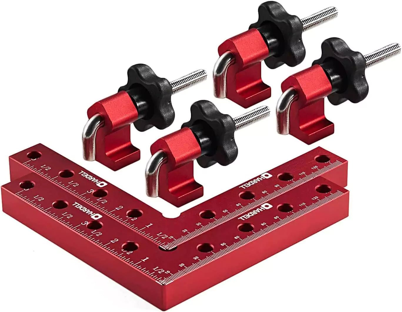 HARDELL HDRA0101 90 Degree Positioning Squares Right Angle Clamps - Hardell